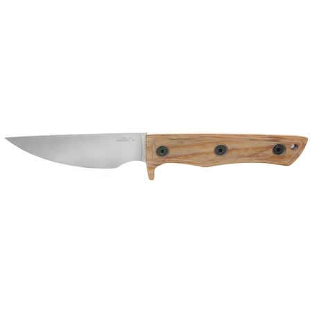 Knife, Case Natural Smooth Hardwood Composite Fixed Blade